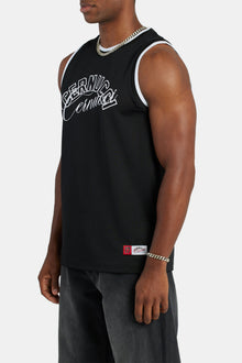 AmalfiGold Mesh Basketball Vest - Black
