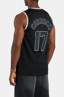 AmalfiGold Mesh Basketball Vest - Black