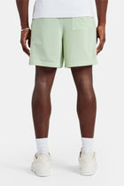 AmalfiGold Embroidered Mesh Short - Sage