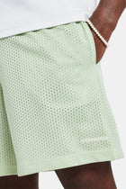 AmalfiGold Embroidered Mesh Short - Sage