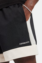 AmalfiGold Panel Mesh Short - Black
