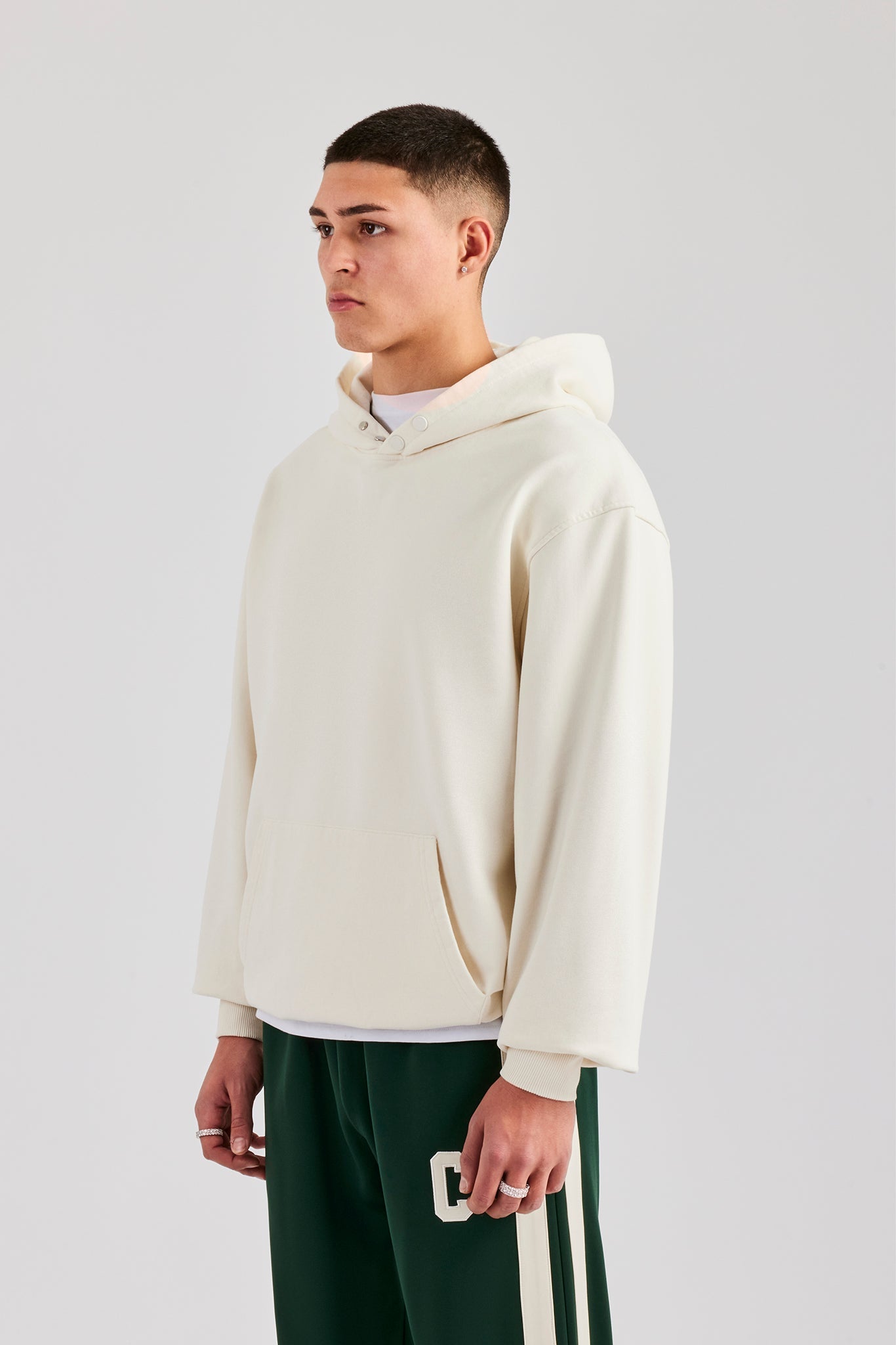AmalfiGold Hoodie - Ecru