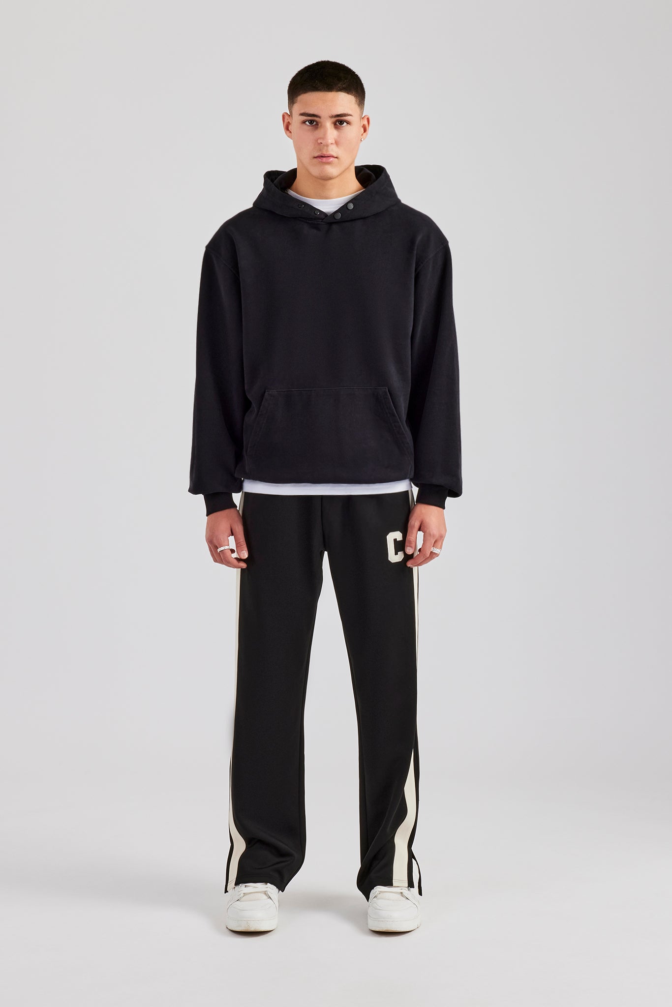 AmalfiGold Hoodie - Washed Black