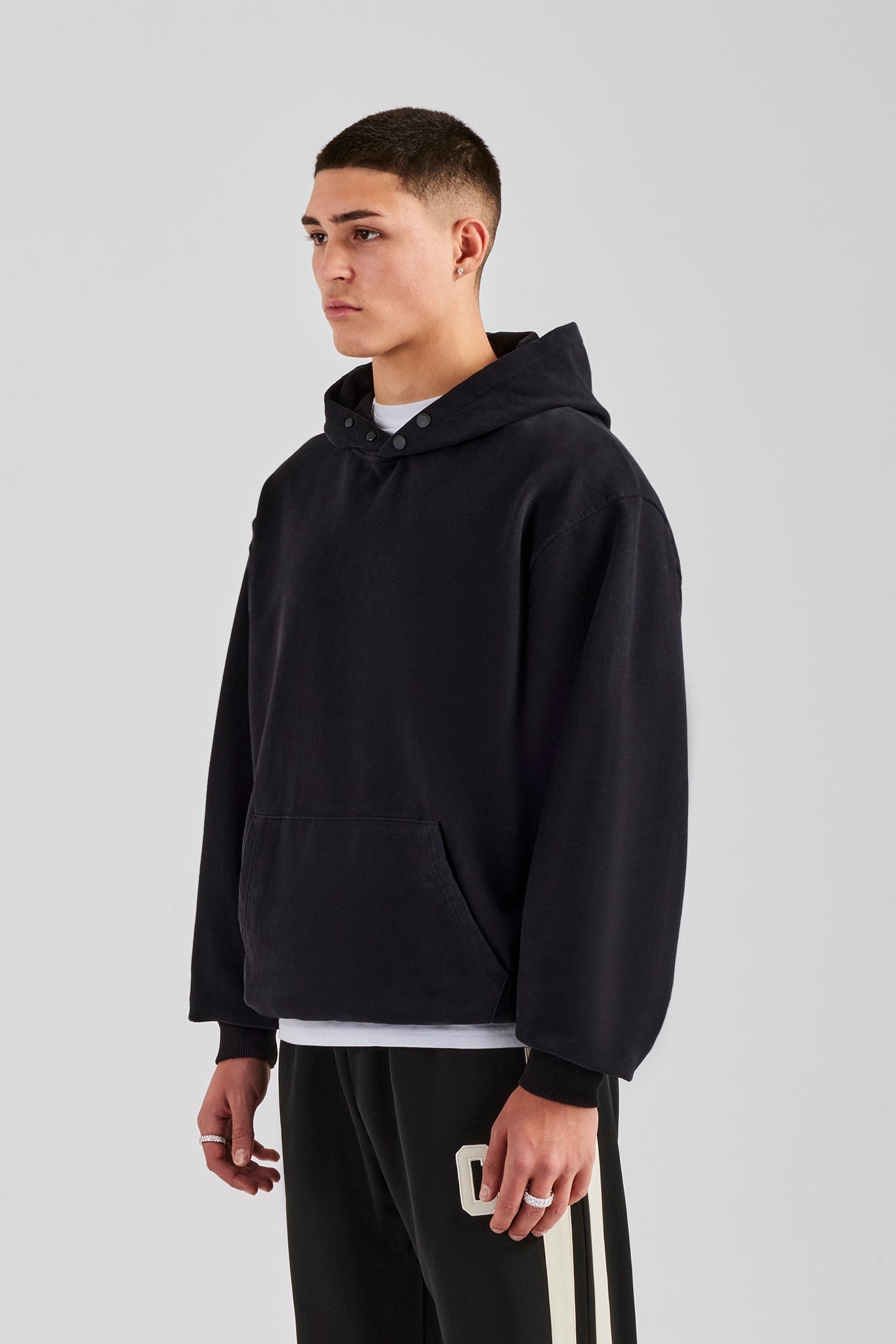 AmalfiGold Hoodie - Washed Black
