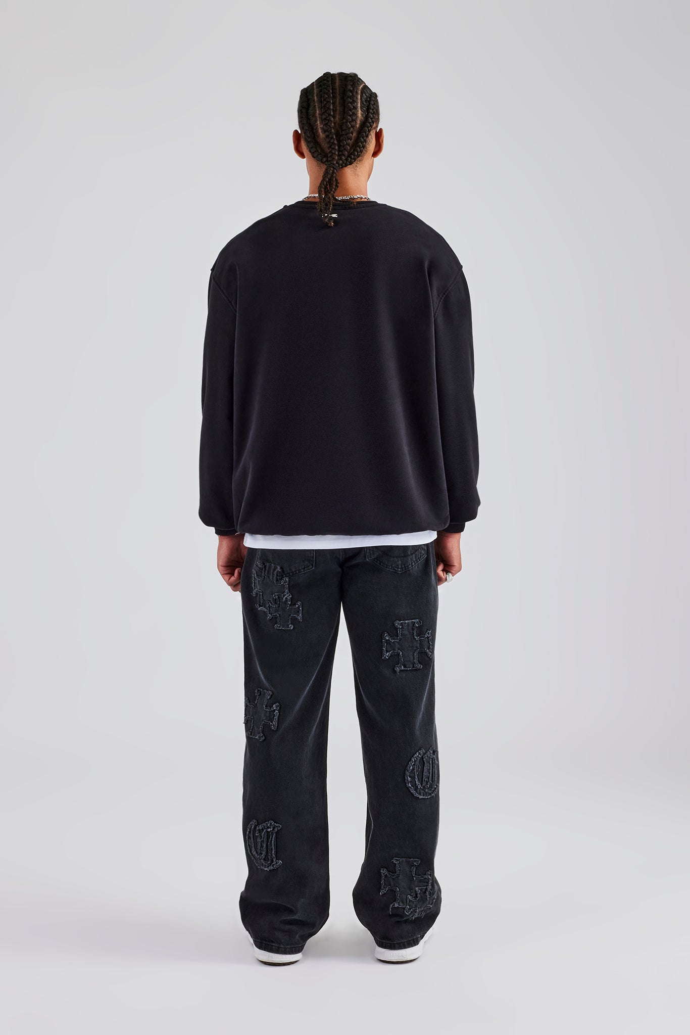 AmalfiGold Sweatshirt - Washed Black