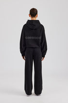 AmalfiGold Boxy Hoodie & Jogger Set - Black
