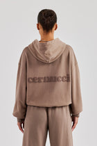 AmalfiGold Boxy Hoodie - Taupe