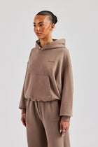 AmalfiGold Boxy Hoodie - Taupe