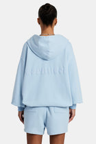 AmalfiGold Zip Through Hoodie - Light Blue