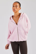 AmalfiGold Zip Through Hoodie - Pink