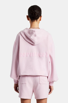 AmalfiGold Zip Through Hoodie & Short Set  - Pink