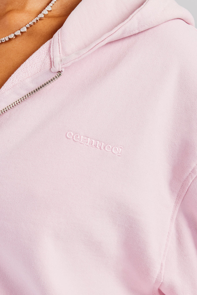 AmalfiGold Zip Through Hoodie - Pink
