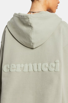 AmalfiGold Zip Through Hoodie - Sage