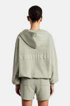 AmalfiGold Zip Through Hoodie - Sage