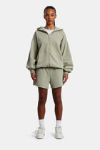 AmalfiGold Zip Through Hoodie & Short Set - Sage