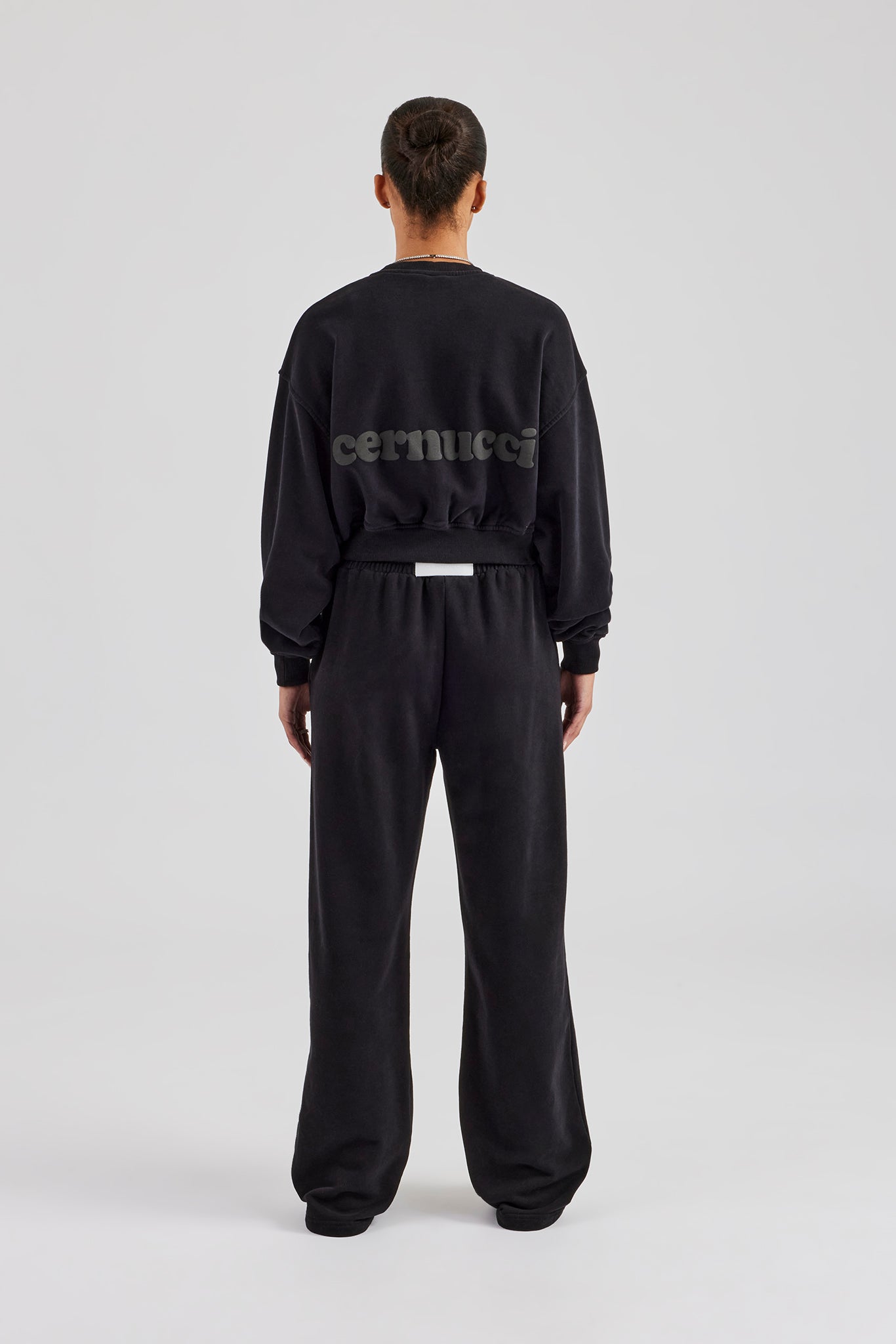 AmalfiGold Sweatshirt & Jogger - Black