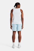 AmalfiGold Embroidered Shorts - Baby Blue