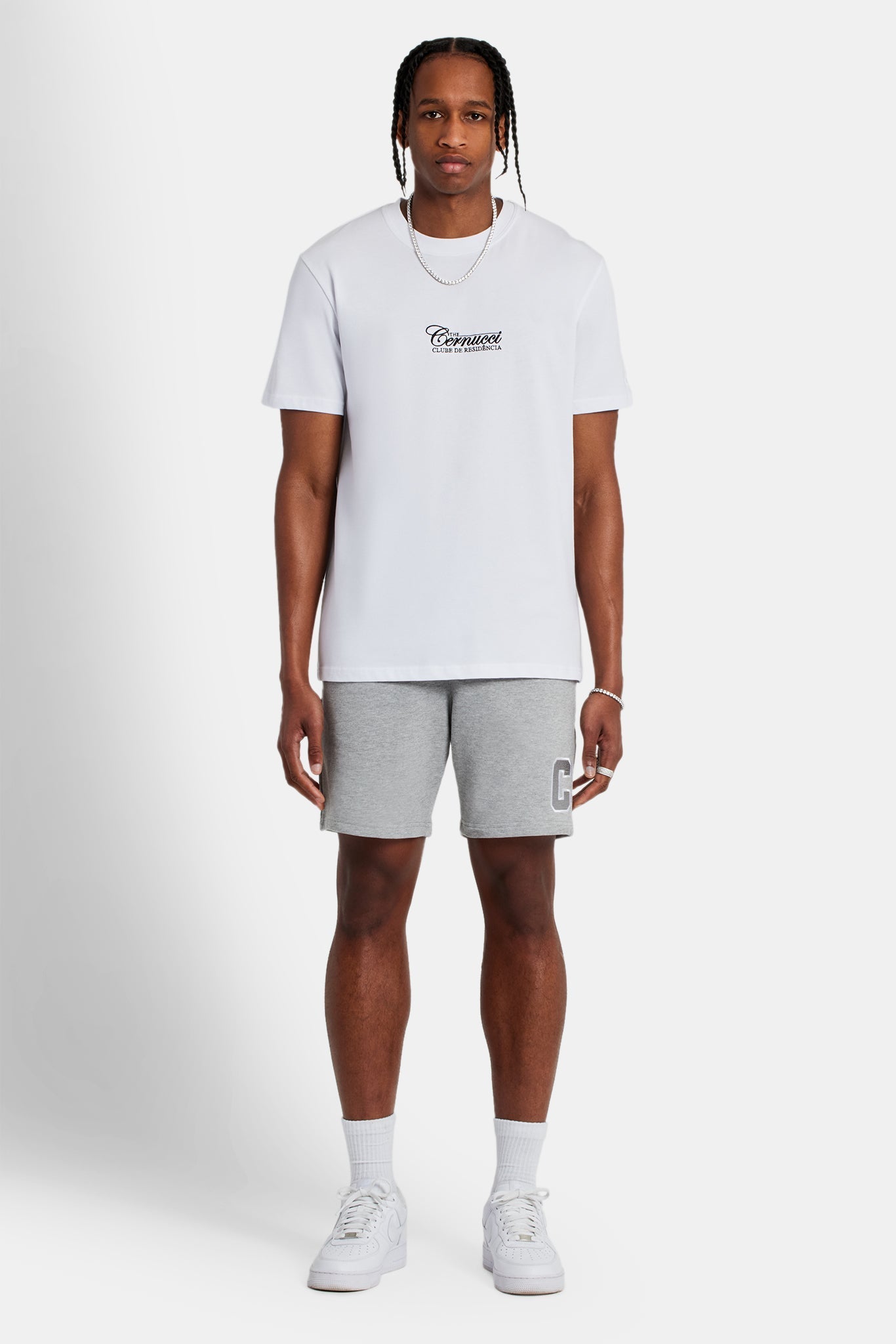 Regular Fit Jersey C Shorts - Grey Marl
