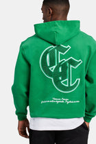 Rhinestone Hoodie - Green