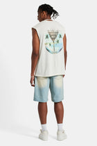AmalfiGold Hill Oversized Tank - Off White