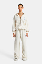 C Embroidered Zip Through Tracksuit - Off White
