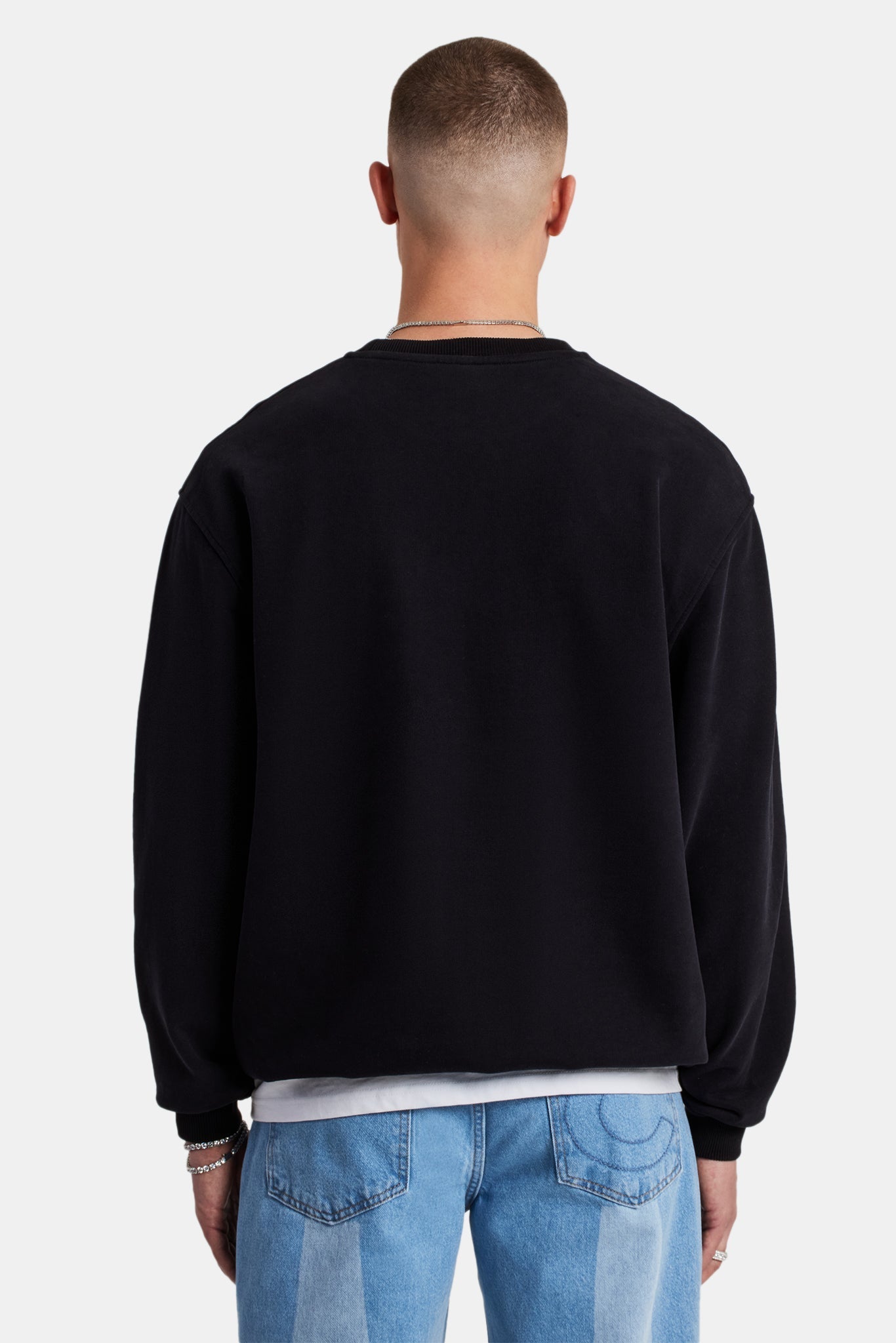 AmalfiGold Est Embroidered Sweatshirt - Black