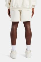 AmalfiGold Relaxed Letter Rhinestone Shorts - Off White
