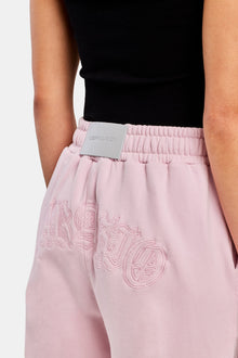 Womens Paraiso Embroidered Tracksuit - Pink