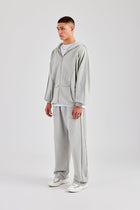 Exposed Seam Tracksuit - Ash Grey