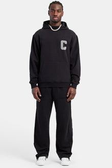 AmalfiGold Pearl Hoodie  - Black