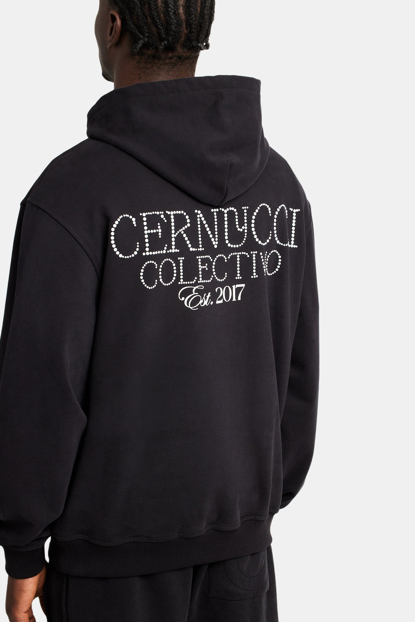 AmalfiGold Pearl Hoodie  - Black
