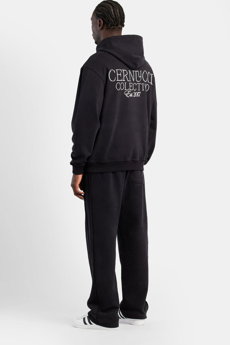 AmalfiGold Pearl Hoodie  - Black