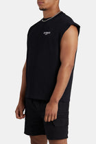 AmalfiGold Grand Resort Oversized Tank - Black