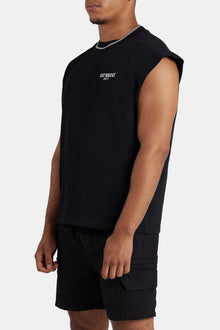 AmalfiGold Grand Resort Oversized Tank - Black