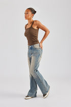 Flare Fit Denim Jean - Antique Wash