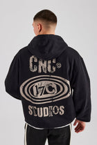 AmalfiGold 17 Studios Oversized Hoodie - Black