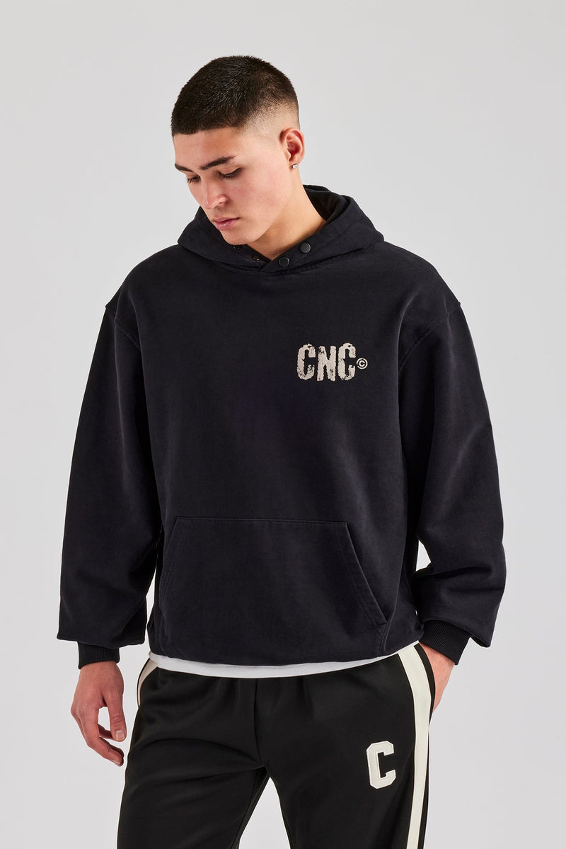 AmalfiGold 17 Studios Oversized Hoodie - Black