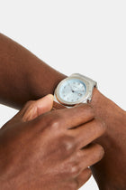 AmalfiGold Blue Arabic Dial Polished Watch