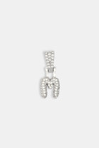 Iced Mini Bubble Pendant - White