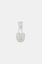 Iced Mini Bubble Pendant - White