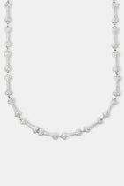 Iced Bone Chain - White