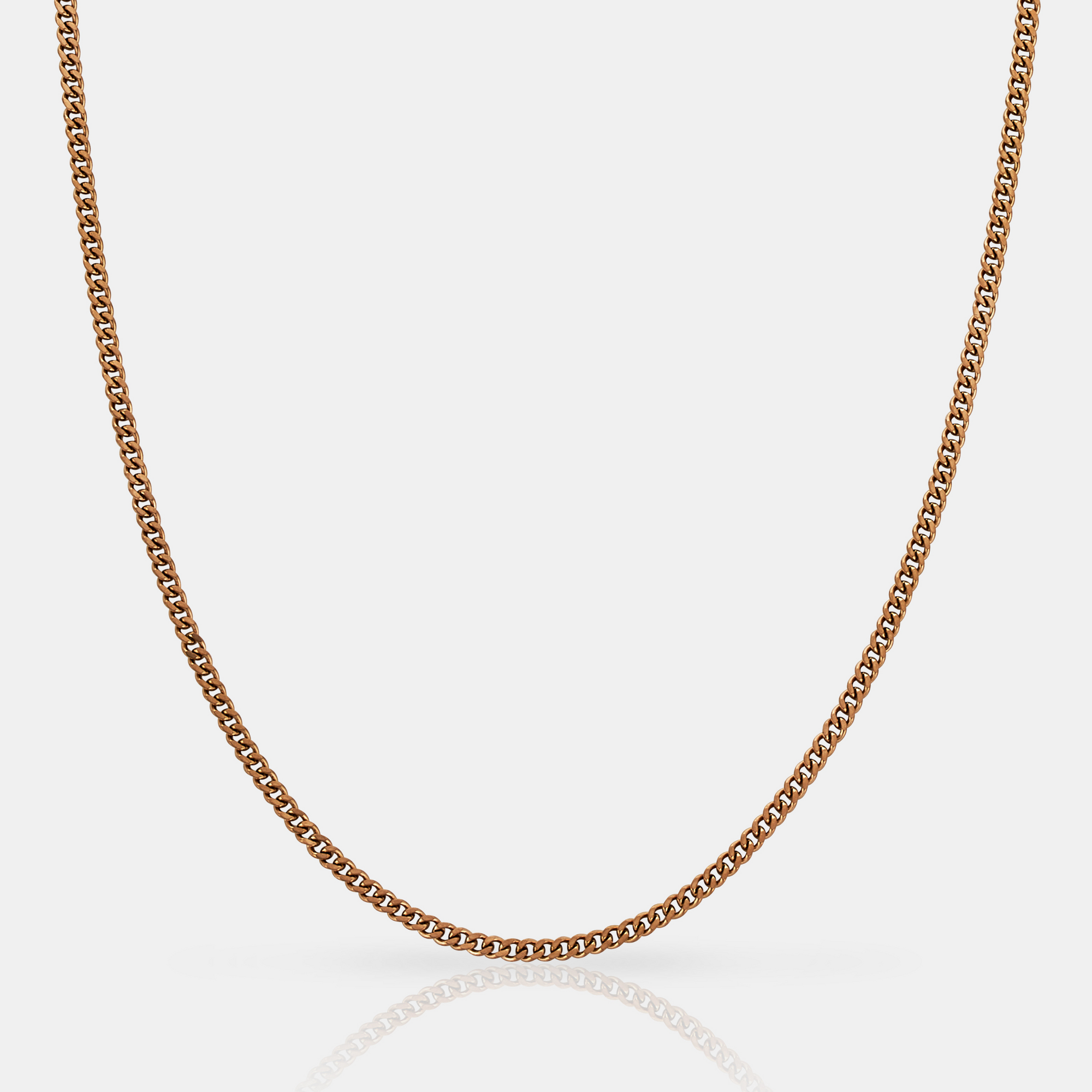 Cuban (Rose Gold) 2mm