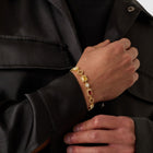 Iced Gemstone Bracelet (Gold)