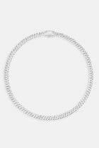 5mm Iced Prong Cuban Chain Choker