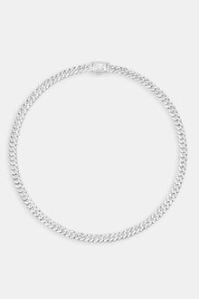 5mm Iced Prong Cuban Chain Choker