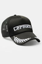 AmalfiGold Racing Trucker Hat - Black