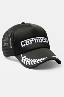 AmalfiGold Racing Trucker Hat - Black