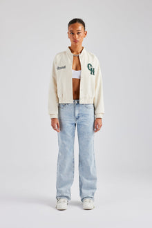 Etched Relaxed Denim Jean - Ice Blue