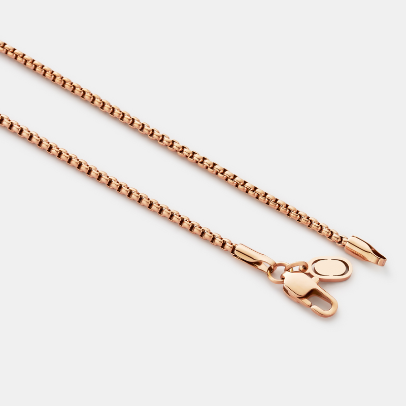 Box Chain (Rose Gold) 2mm