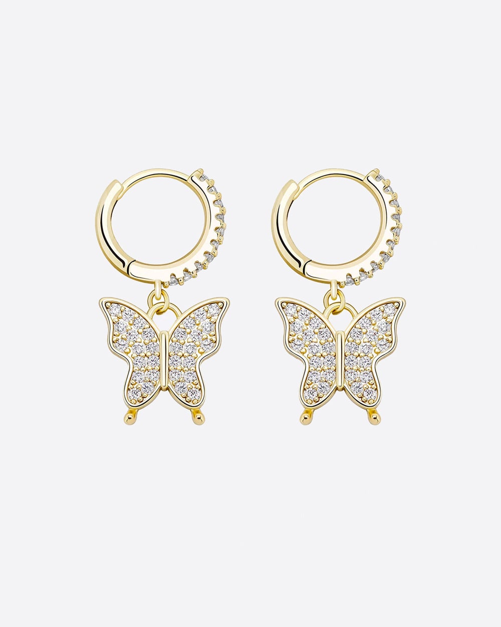 BUTTERFLIES. - 14K GOLD